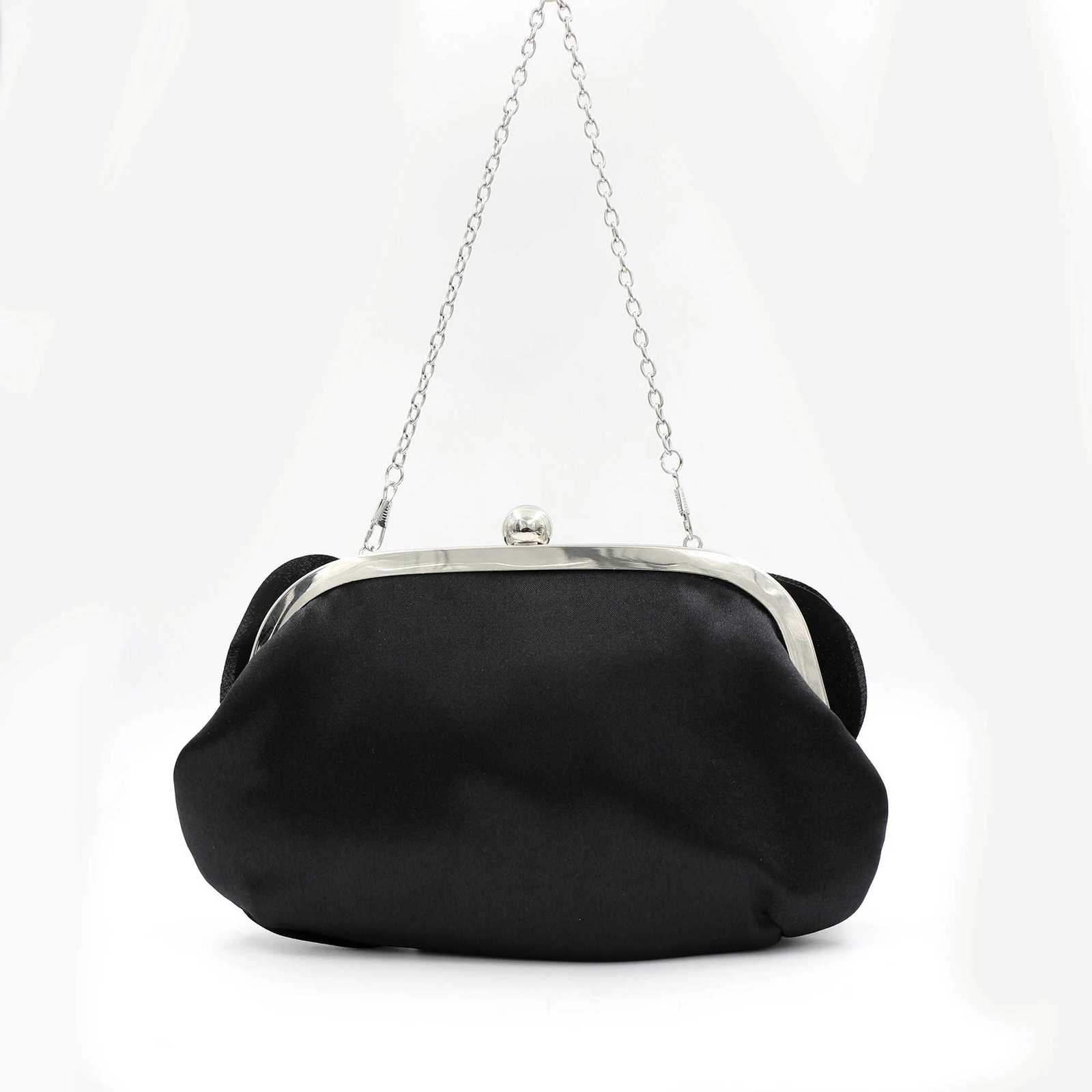 gorgeous and elegant stereo rose flower pure color satin petal womens clutch bag bridal bag party dance bag Y250725