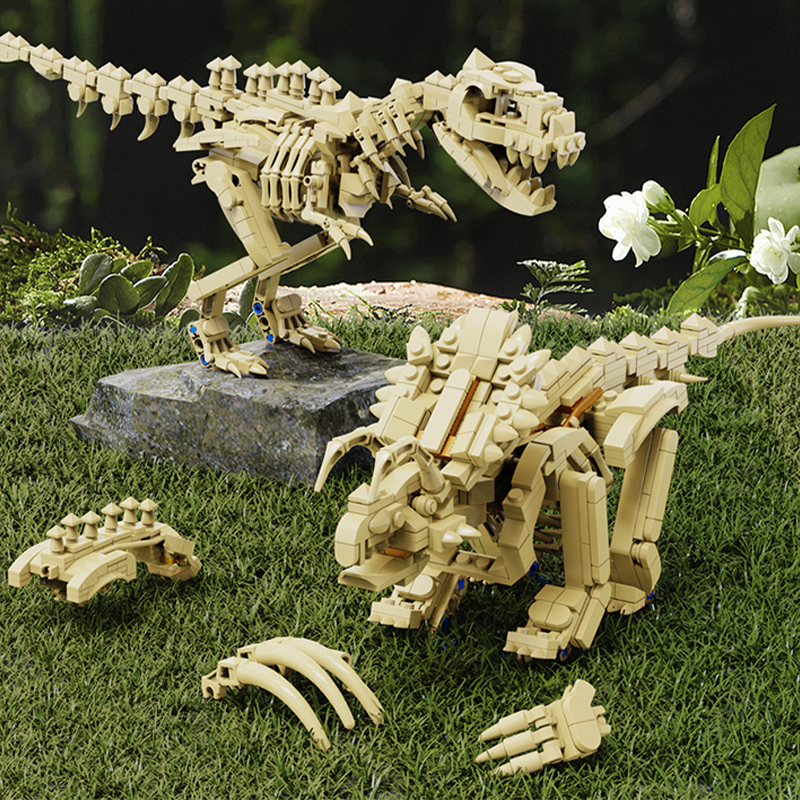 Tyrannosaurus Dinosaur Skeleton fossil Building blocks 81004