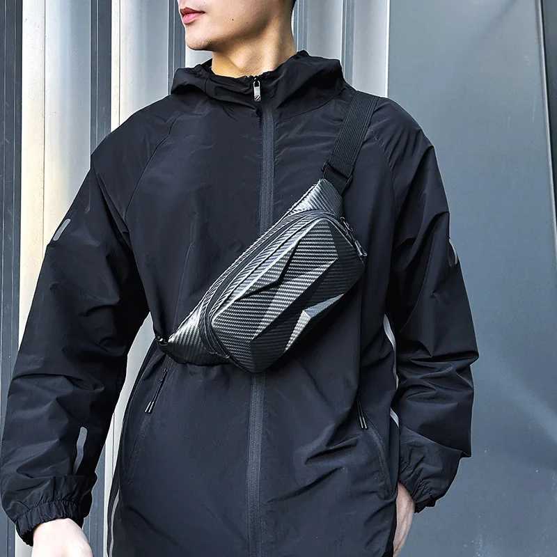 Motorcycle Waist Bag For Men Wen Outdoor Moto Rider Waterproof Crossbody Bag EVA Hard Shell Motorbike Riding Waist Pack Y250724