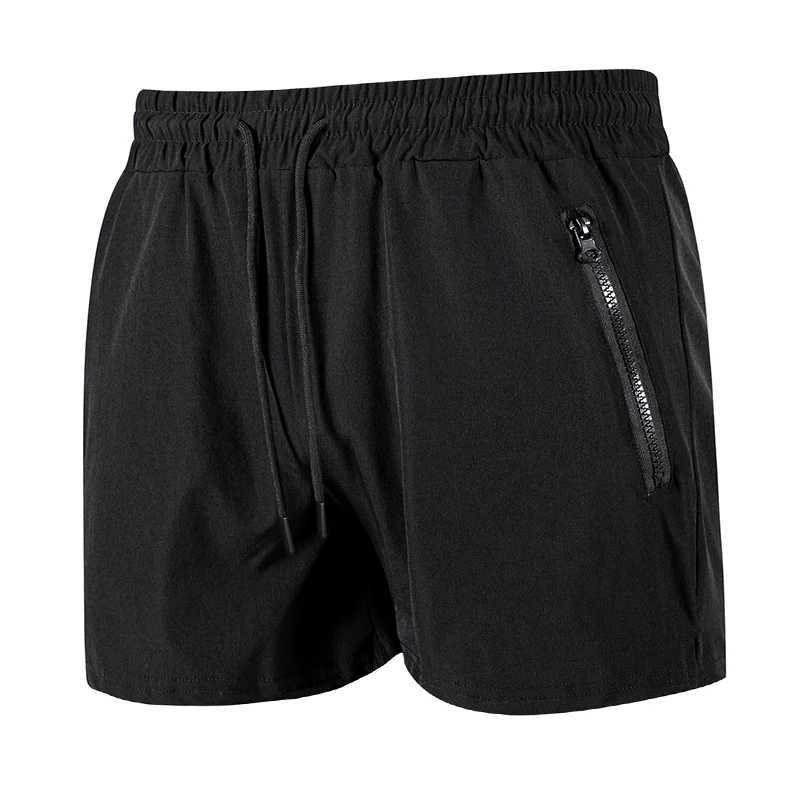 Mens Gym Workout Running Shorts with Zipper Pockets Mesh Liner Summer Sports Athletic Quick Dry Stretchy Shorts Swim Trunks W250724