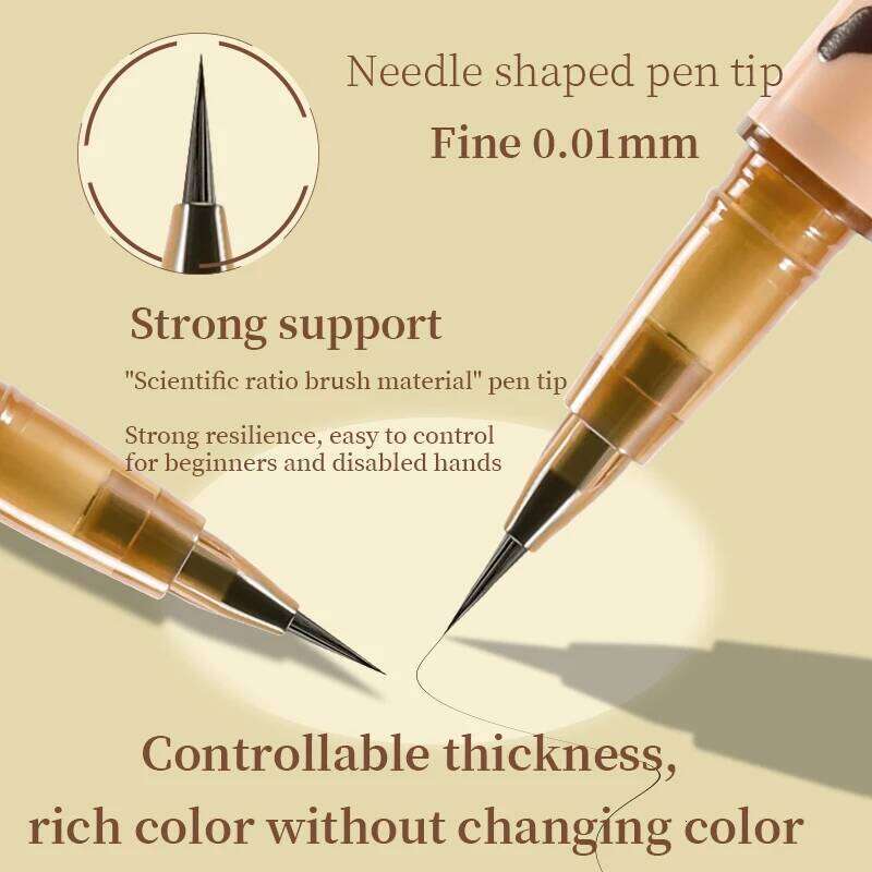 Slim and Exquisite Liquid Eyeliner Pen With Ultra Fine Tip Quick Drying Waterproof And Sdge Proof To Create Natural Eye Makeup X25072
