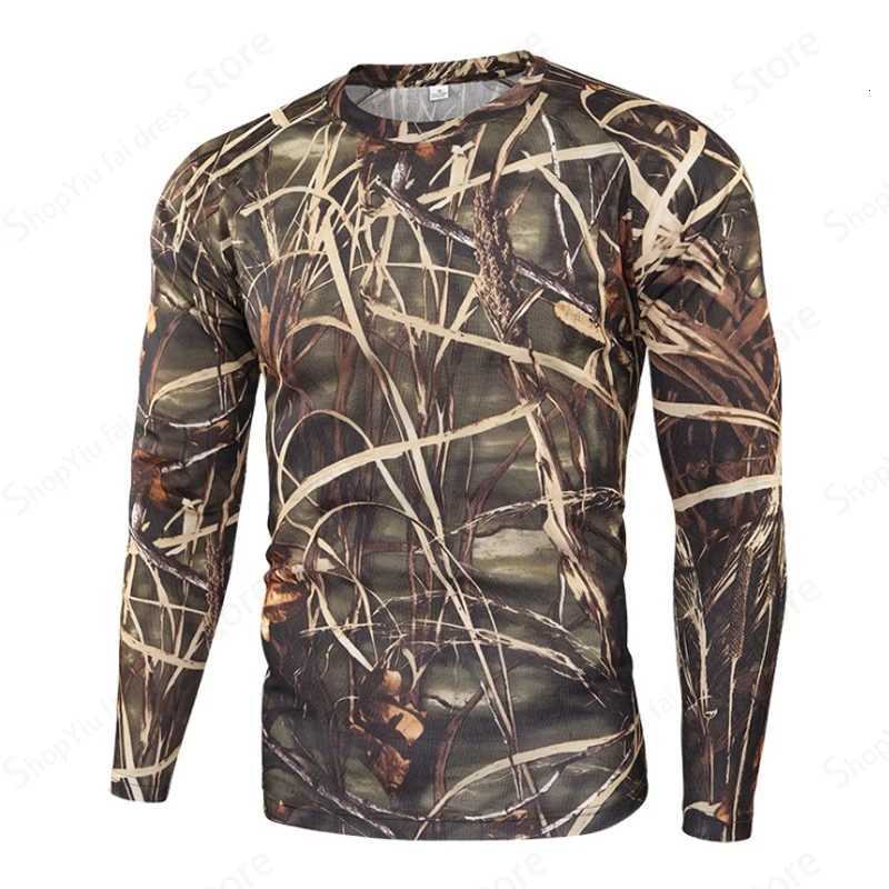 Mens Long Sleeve T-shirt 3d Camouflage Print Graphic T Shirts Men Women Fashion Fitness Tops Tees Outdoor Top Camo Clothing Y250724