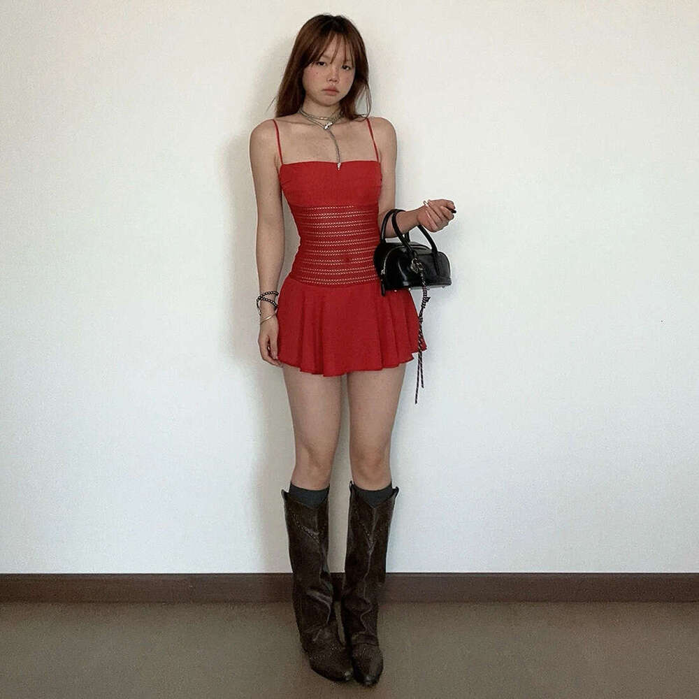 2025 Summer Sexy Hot Girl Tube Top Solid Color Slim Fit Elegant Versatile Strapless Dress for Women 354