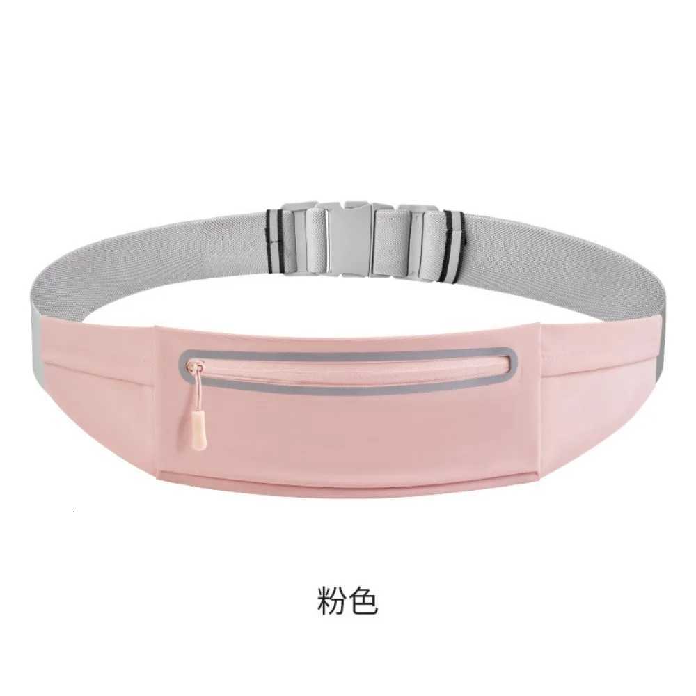 Waterproof Running Waistband Lightweight Invisible Sports Fanny Pack Portable Reflective Strip Phe Pocket For Running Fitness Y250724