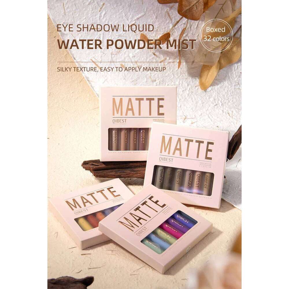 8 colors Waterproof Liquid Eyeshadow Set with Nude, Matte, Black, y, Cream, Primer, Highlighter, and Blusher - Fast Drying X250723