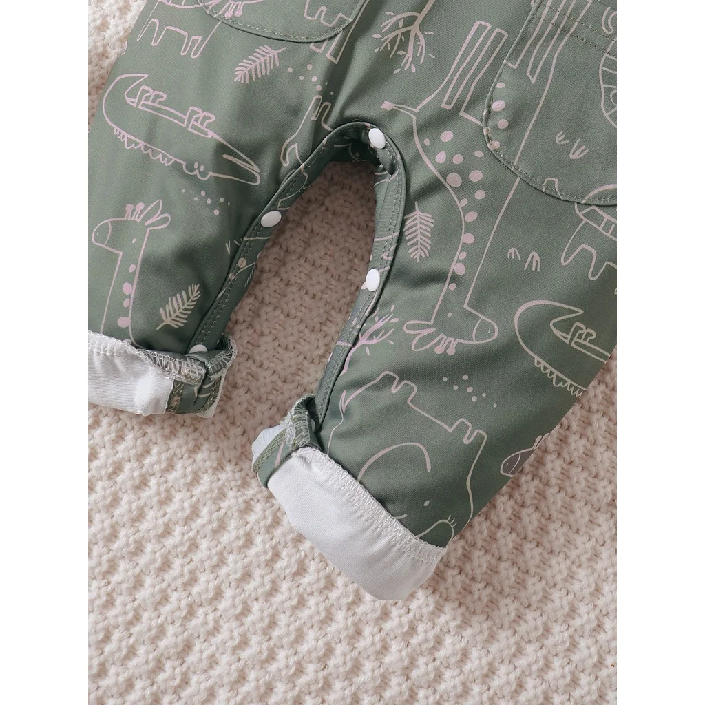 03 Years Baby Boy and Girl Cute Strap Pants Clothing Set Short Sleeve Top Multi Cartoon Pattern for Summer Wear 250725