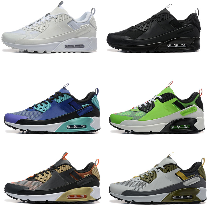 New Style Classic 90 Drift Mens Running Shoes Triple White Black Wolf Grey Polka Dot Infrared Supernova Total Orange Escape Hyper Grape Royal 90s Sneakers