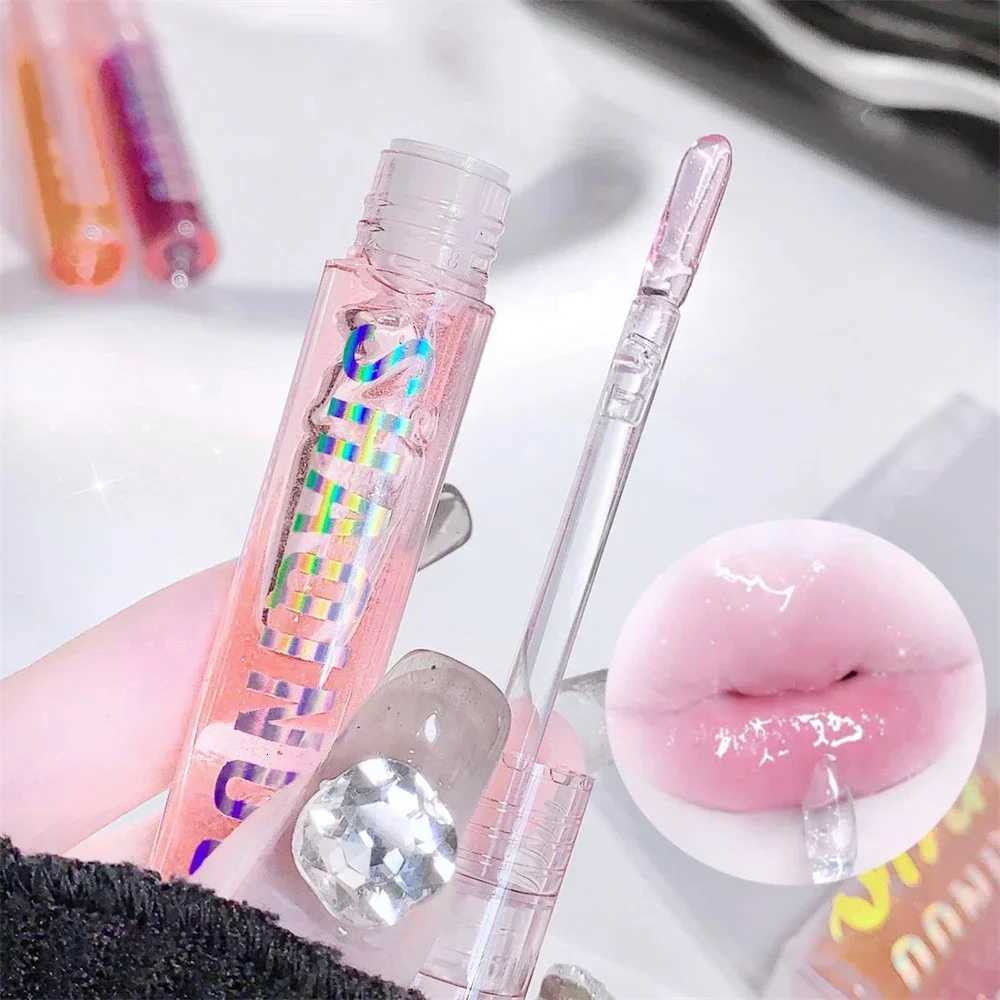 4 PCS Water-gloss Mirror Jelly Lip Gloss Moisturizes Lips Shimmers With Fine Pearls Brightens Lip Oil Pluming Glass Lip MakeupXJ250724