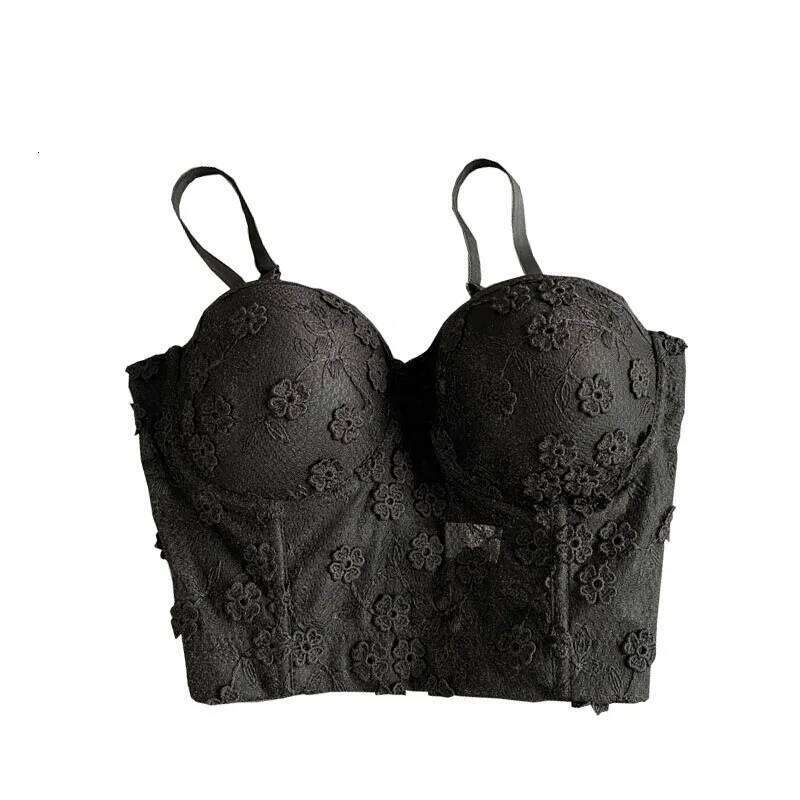 Sexy Club Pearl Strap Vest Top ort Sle Inner Wear Outerwear Trendy Fibone Brtte Women's Tank Tops Summer 202