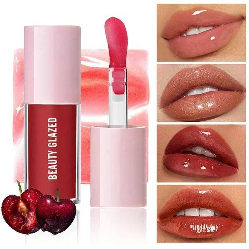 BEAUTY GLAZED Black Transparent Lip GlossNourishing Anti-aging Brightening Lips Lip Care Oil XJ250724