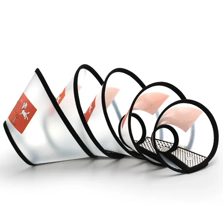 High Quality Pet Circle Guard Collar Ring Cat Dog Anti-Bite Beauty Protective Shield Wound Cover Dog Cat Neck Collar 250716