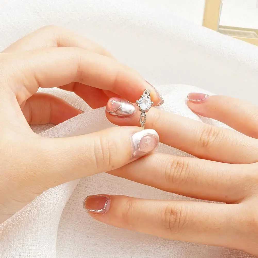Couple Ring Womens Adjustable Wedding Jewelry Romantic Promise Wedding Anniversary Jewelry Gift W250417