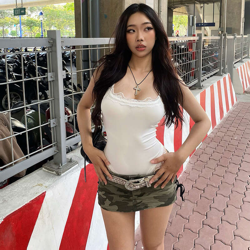 2025 Spring New Women's Solid Color Slim Street Fashion Strap Sleeveless Backless Jumpsuit 475