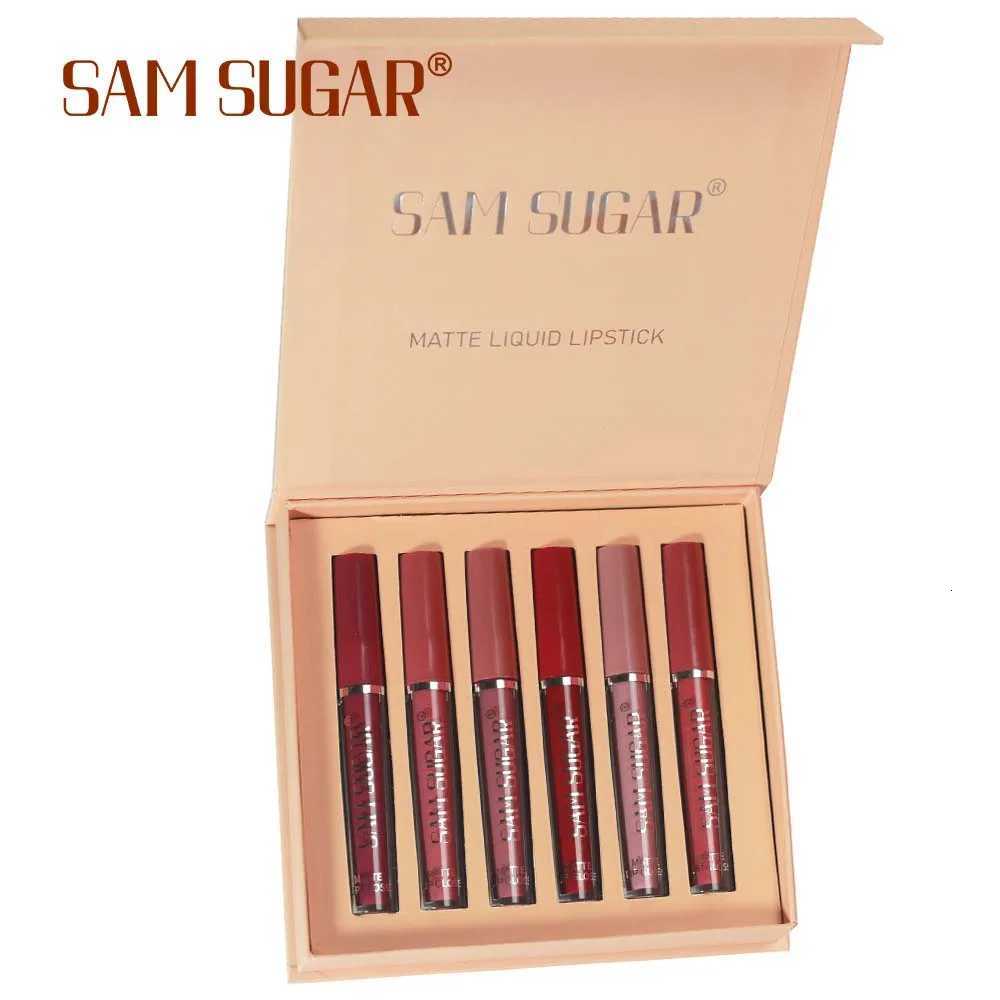 6 - Pack Matte Lip Gloss Set With Long - Lasting Color Rendering Easy To Apply Waterproof Lip Makeup SetXJ250724