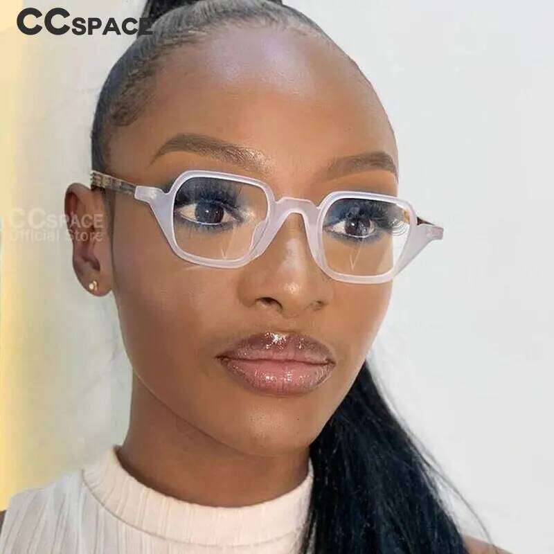 49812 Retro Acetate Optical Glasses Frames Men Women Fashion Prescription Eyeglasses Frosted Material