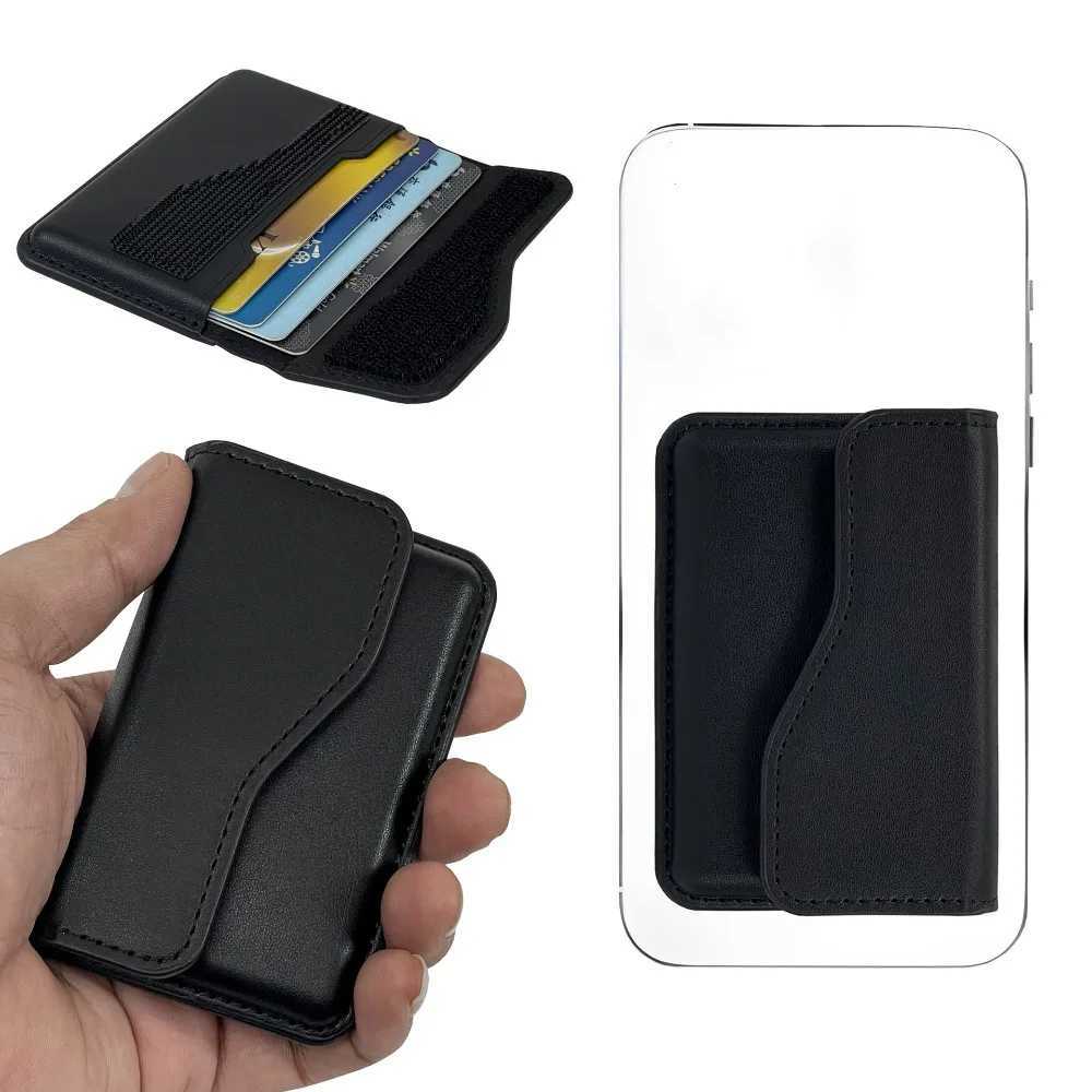 Cash Wallet Phone Back Magnetic Card Bag PU Leather Side-opening Flip Card Case Multifunction Portable Card Holder Male/Famale Z250725