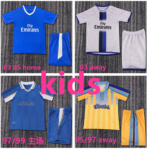 kids Drogba 2011 Torres Retro ChelseaS kids Soccer Jerseys Lampard 12 13 96 97 99 82 85 87 89 90 Football boys Shirt vintage Classic 03 05 06 16 07 08