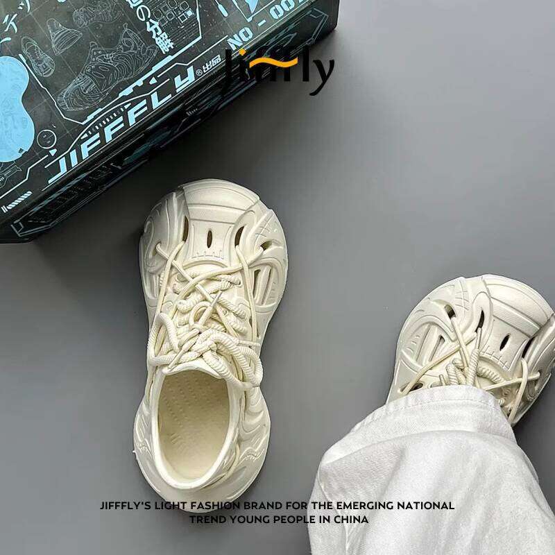 JiffflyMonster ed Monster Retro Sneakers for Men Hollow Out Dad Shoes Couple DIY