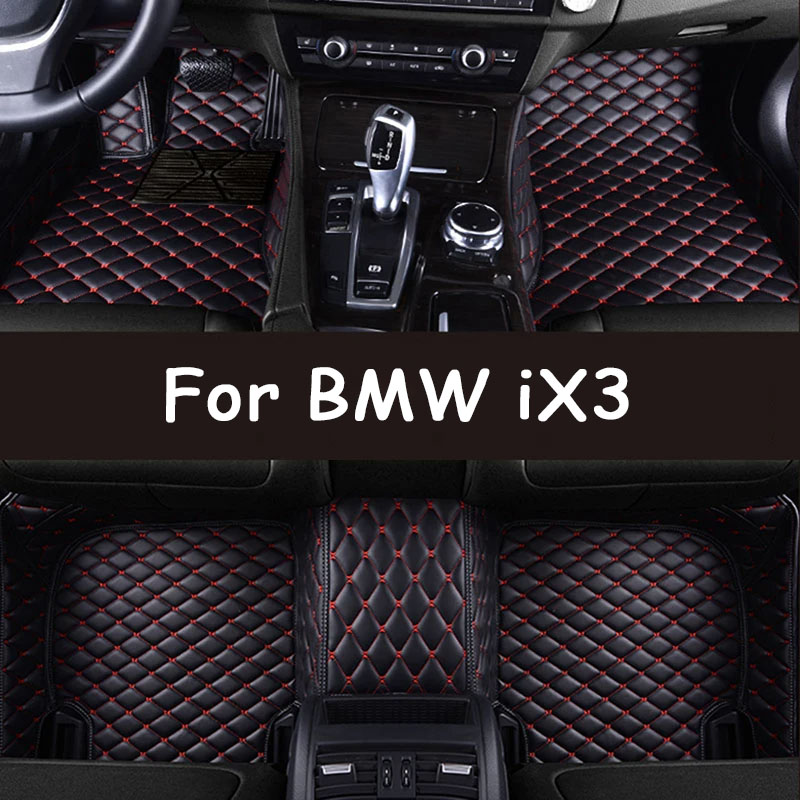 Car Floor Mats For BMW iX3 2020 Custom Auto Foot Pads Automobile Carpet Cover Interior Accessories