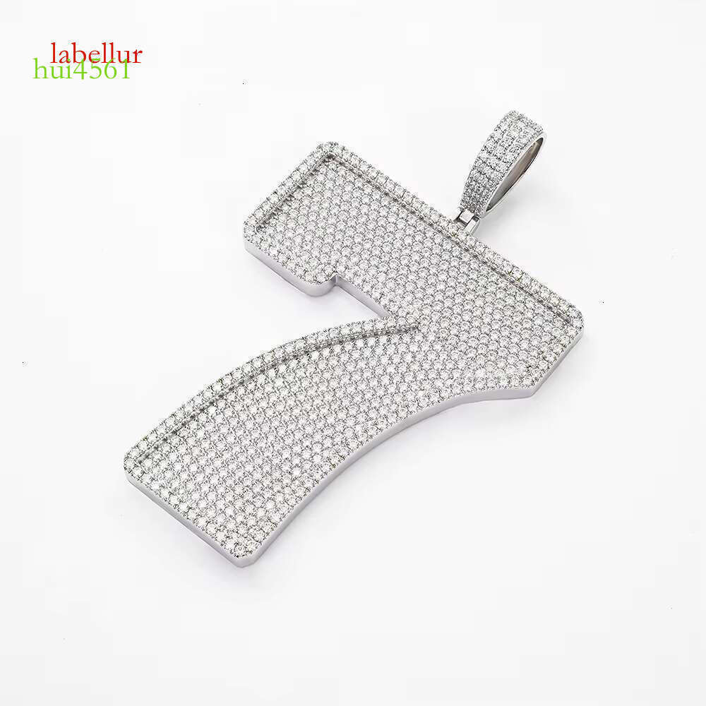 Sier jewelry hip-hop pendant made of frozen silica