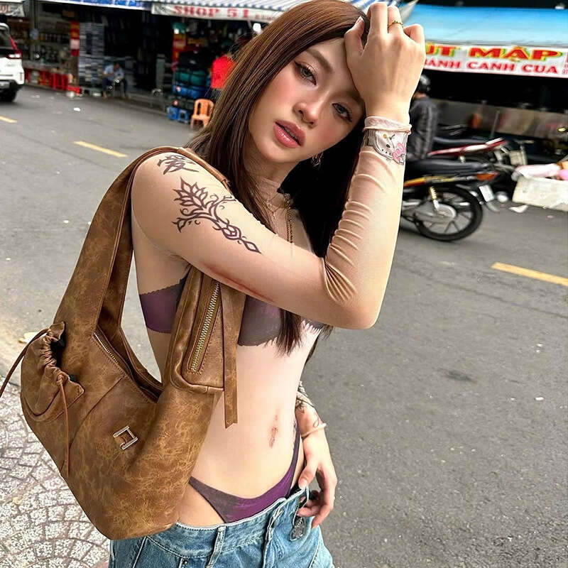 INS Style 2025 Spring New Women's Solid Color Slim Street Fashion Round Neck Long Sleeve Jumpsuit 3b4