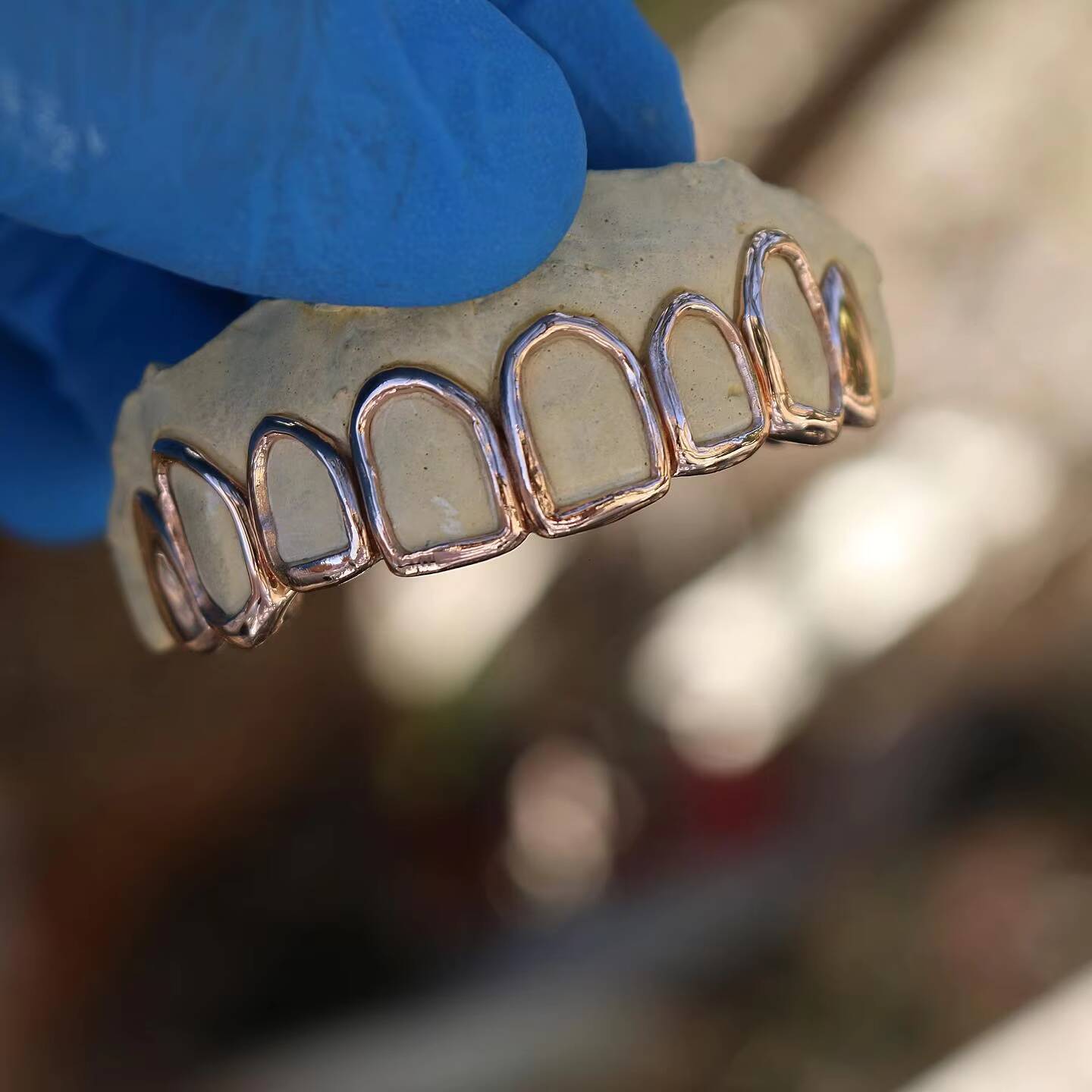 2023 New Wholesale Mens Hip Hop Gold Teeth Silver 925 Grillz Top Bottom Iced Out Grillz Dental Moissanite Grill