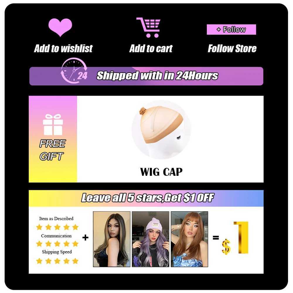 EASIHAIR Synthetic Headband Wig Highlight Wig Mixed Ombre Honey Blonde Straight Wig Daily Party Cosplay Wig Heat Resistant Fiber 250715