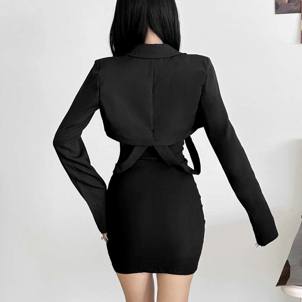 2024 Autumn New Women's Solid Color Slim Fashion Off-Shoulder Strapless Backless Dress 674