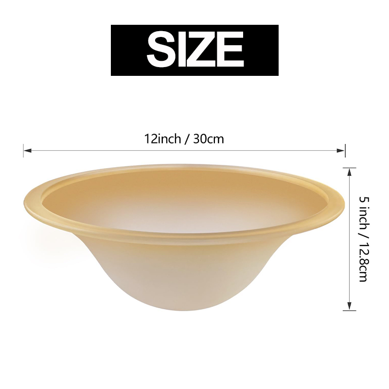 Lamp Covers Elegant Decorative Glass Dome Light Bulb Shield Compatible with Various Lamp Types