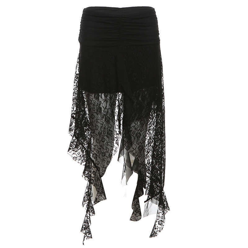 2024 Autumn New Women's Solid Color Slim Fit Street Fashion High Waist Mid-Length Skirt e9f