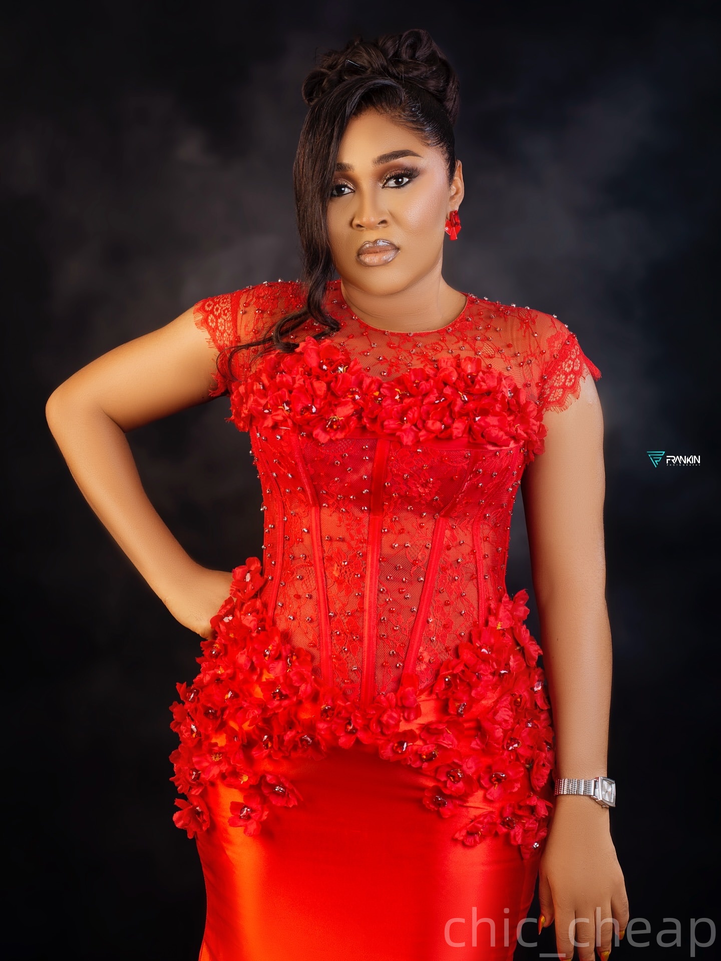 Mermaid Red Prom Dresses 2025 Flowers Pearls Crystals Satin Evening Formal Party Second Birthday Engagement Gowns Plus Size Dress For Special Occasion