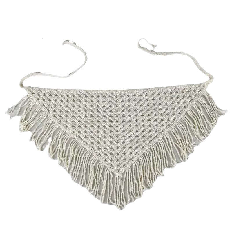 2025 Summer INS Style New Fashion Trend Versatile Loose Sequin Tassel Waist Accessories for Women caf