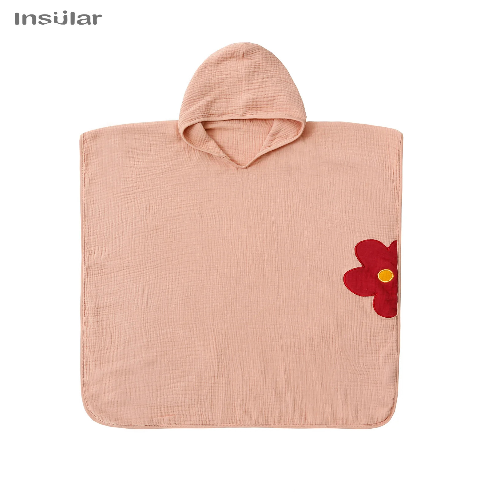 Muslin Baby Hooded Poncho Towel Childrens Bath Soft Kids Beach Bathing Supplies Infant Washcloth 250725