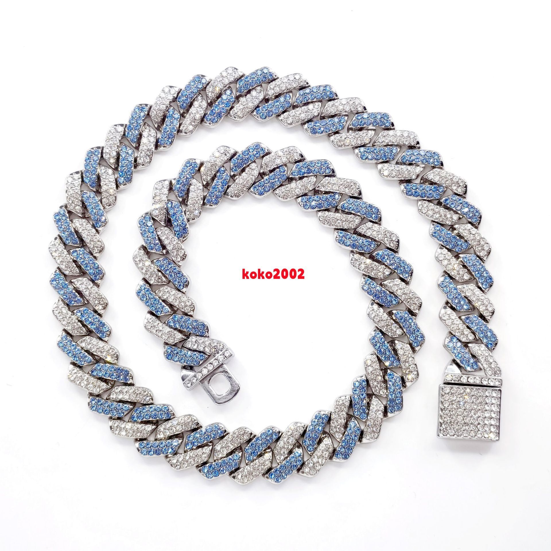 Wholesale Hip Hop Chain Cuban Moissanite Diamond Bracelet Chain Sterling Silver Gold Plated Cz Cuban Chain