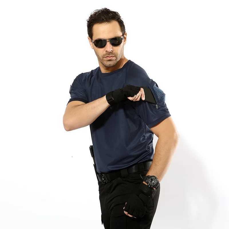 2024 New Tactical T-Shirt Quick Dry Camouflage Mens Tshirt Summer Breathable Coolmax Plus Size 5XL Hunting T Shirt Male Y250724