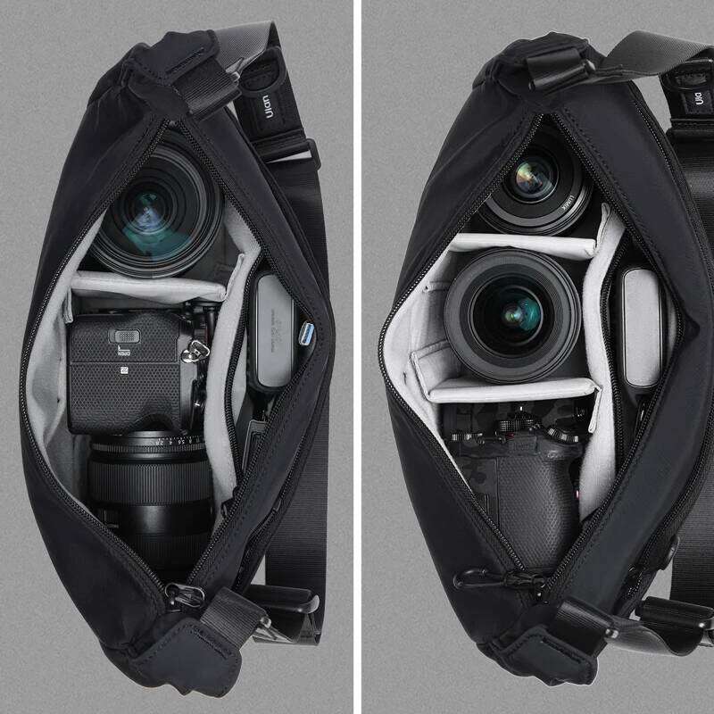 Ulanzi Hmn1 Lunar Sling Bag With Divider Adjustable Strap Shoulder For Mirrorless Camera Lens Daily Commuting Shopping Travel