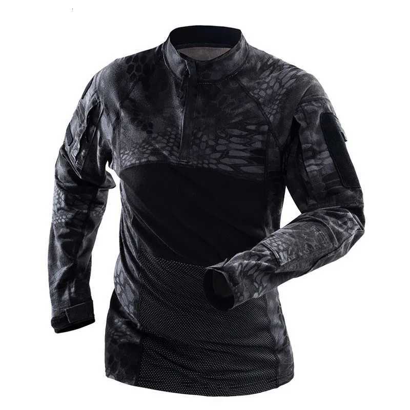 Mege Men Military Tactical T Shirt Gym Camouflage Army Long Sleeve tee Soldiers Combat Clothing Airsoft Uniform Shirt Y250724