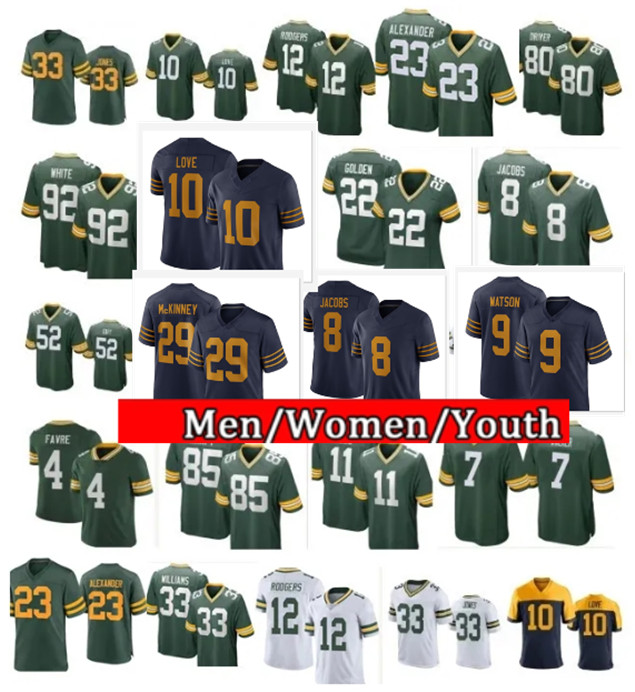Love Jayden Reed Josh Jacobs Matthew Golden Green Bays Packeres American Football Jersey Jaire Alexander Dillon Walker Doubs Morgan Starr Kraft Dontayvion Wicks 56