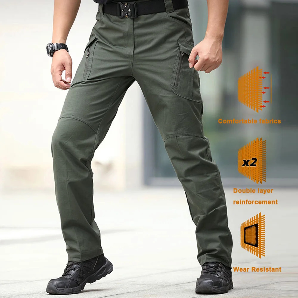City Tactical Cargo Pants Classic Outdoor Hiking Trekking Army Joggers Pant Camouflage Military Multi Pocket Trousers 250725