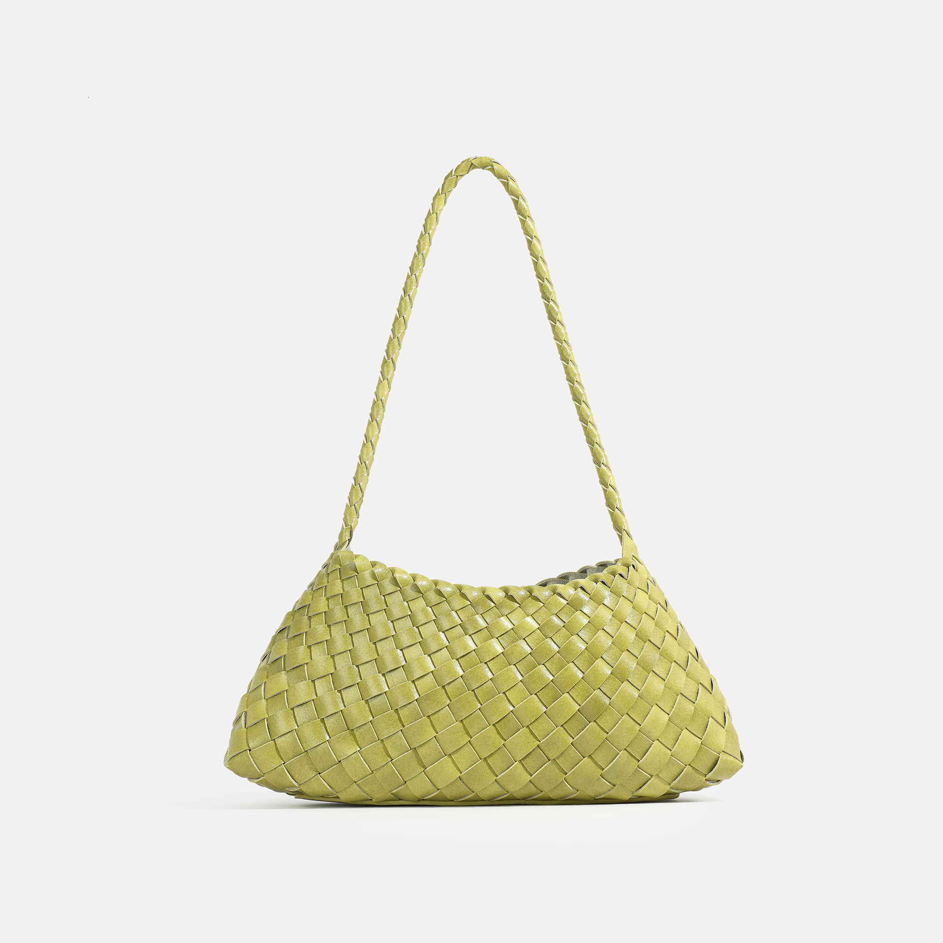 Free Shipping Designer New Woven Single Shoulder Crossbody Women's Fashion Urban Simple Dumpling Shape Handbag Leisure Vacation Beach Bag TUES