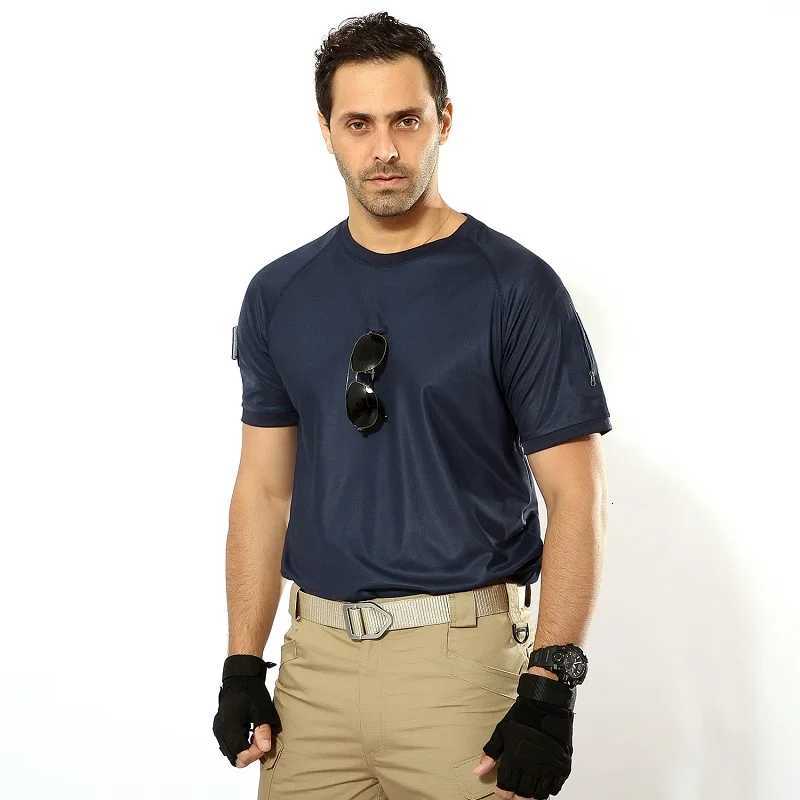 2024 New Tactical T-Shirt Quick Dry Camouflage Mens Tshirt Summer Breathable Coolmax Plus Size 5XL Hunting T Shirt Male Y250724