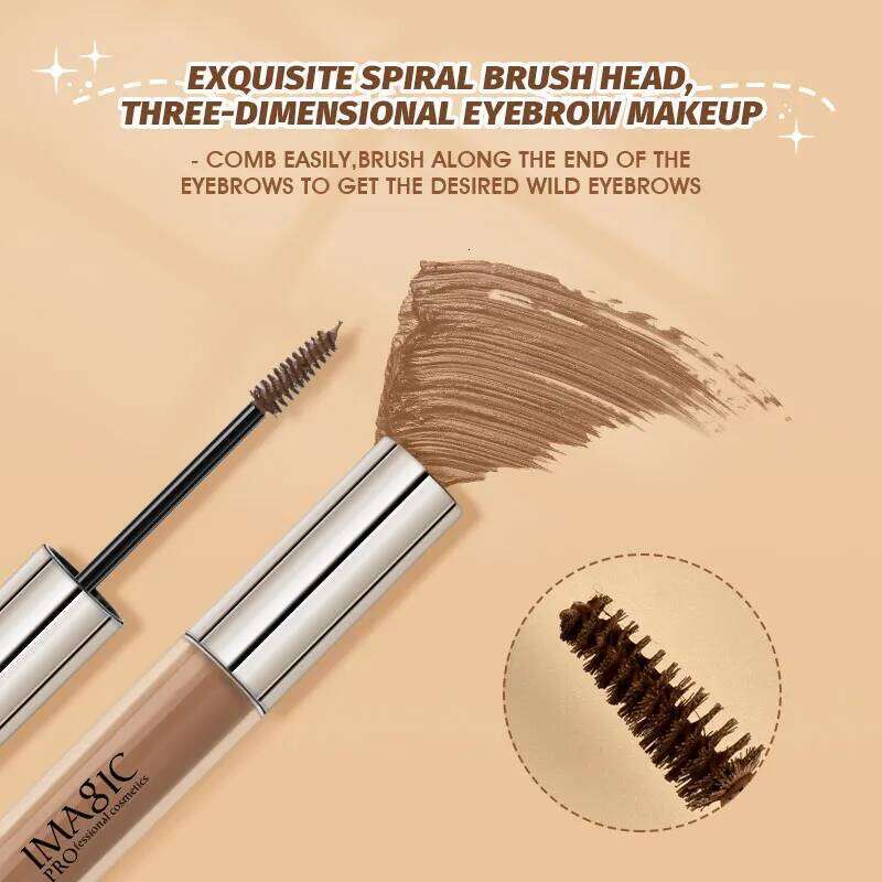 IMAGIC 5ML 6Colors Eyebrow Gel Cream Natural Pigment Wild Enhancers Waterproof Smooth Long-Lasting Professional Makeup Cosmetics X250