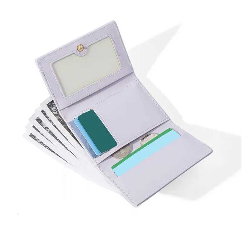 Cartoon Small Wallet Cute Korean Short Wallet Womens Solid Color Cute Rabbit Pattern Simple Multi Card Bag Zero Wallet Z250725