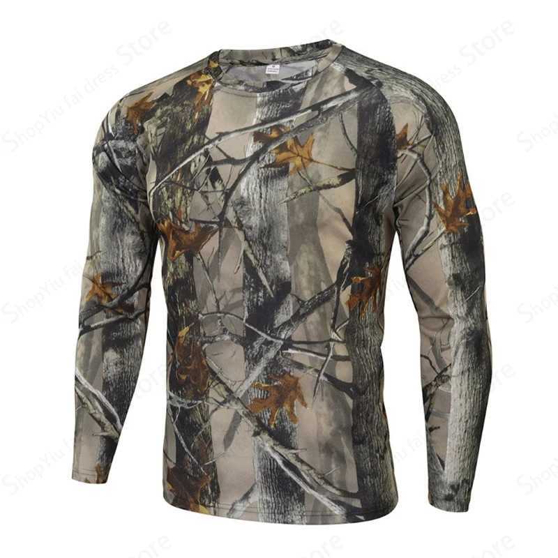 Mens Long Sleeve T-shirt 3d Camouflage Print Graphic T Shirts Men Women Fashion Fitness Tops Tees Outdoor Top Camo Clothing Y250724
