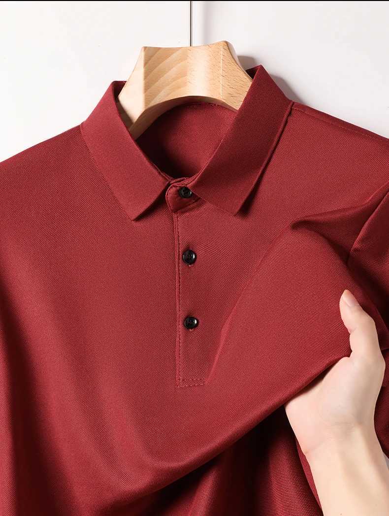 Short Sleeve T-shirt Mens Lapel 2024 New Summer Half Sleeve Casual Versatile Top Polo Shirt MenXJ250725