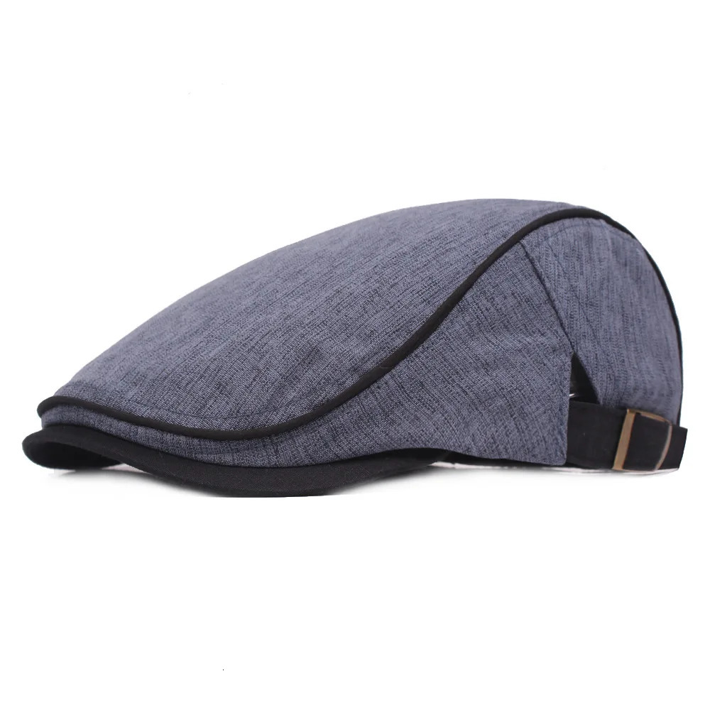 QBHAT Quality Wholesale Outdoor Flat sboy Ivy Cap Women Men Cotton Fabric Berets Unisex Dress Peaked Cap 250723