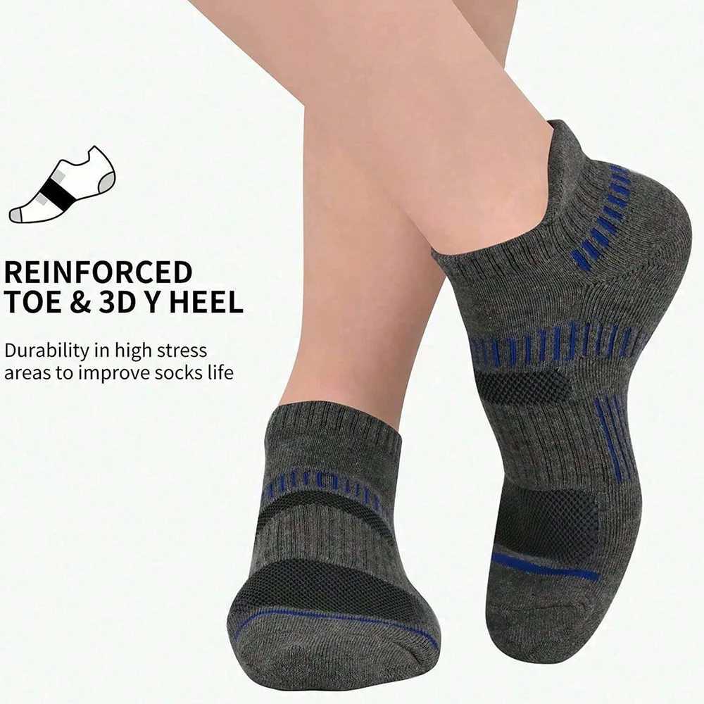 6/24 Pairs Sports Socks For Men Women Breathable Running Fitness Compression Socks Professional Marathon Quick Dry Elastic Socks X250725