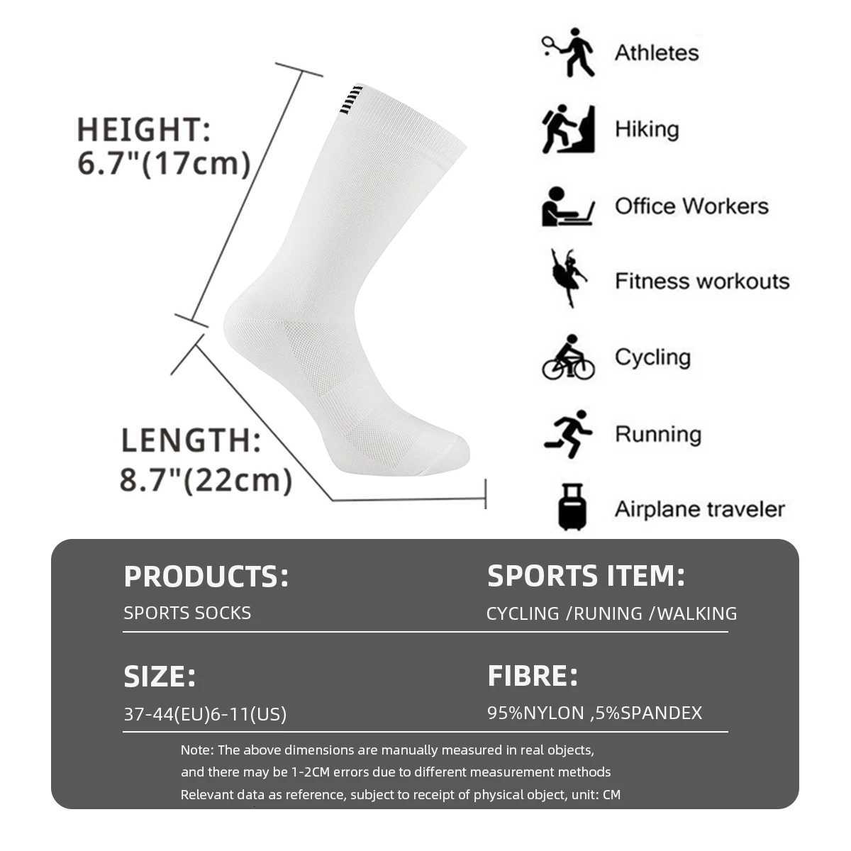 2 Pairs Men Women Cycling Socks Professional MTB Bike Socks Breathable Socks Outdoor Sportswear Racing Socks X250725