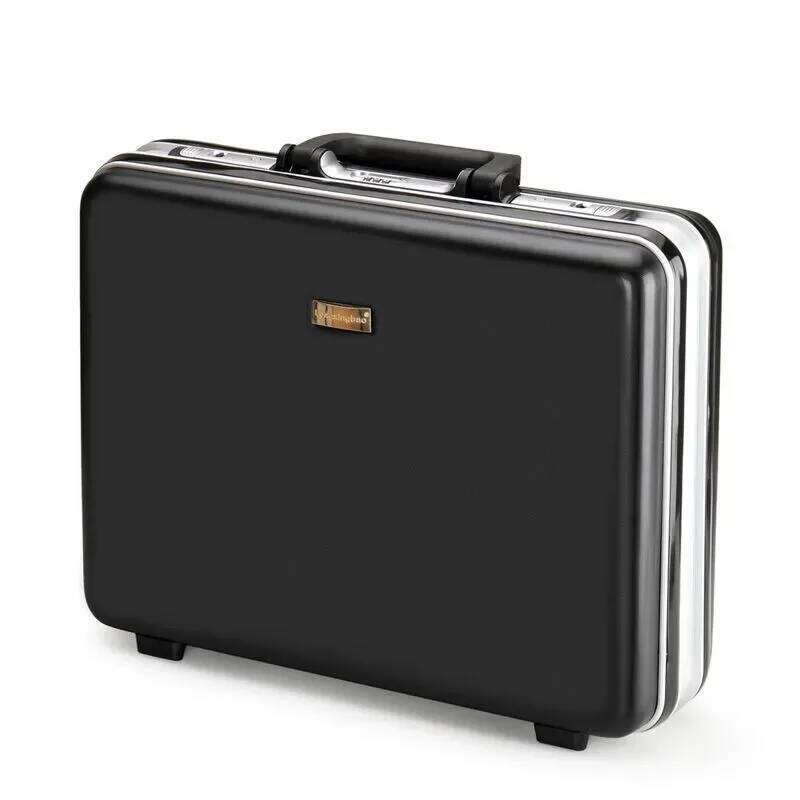 OLOEY 18-inch Aluminum Frame Anti-Theft Business Briefcase - TSA Lock Secure Laptop Case for Travel, Durable Carry-On Storage Handbag