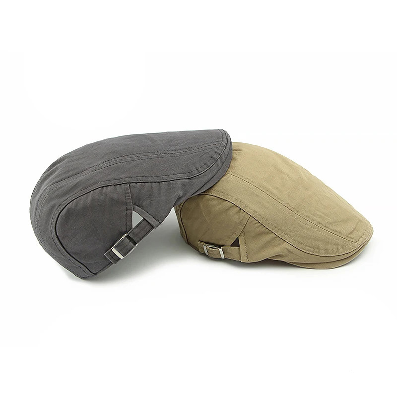 British Cotton Beret sboy Cap Cabbie Driving Hat Adjustable Sun Hat for Women Men Summer Breathable Retro Outdoor Flat Caps 250723